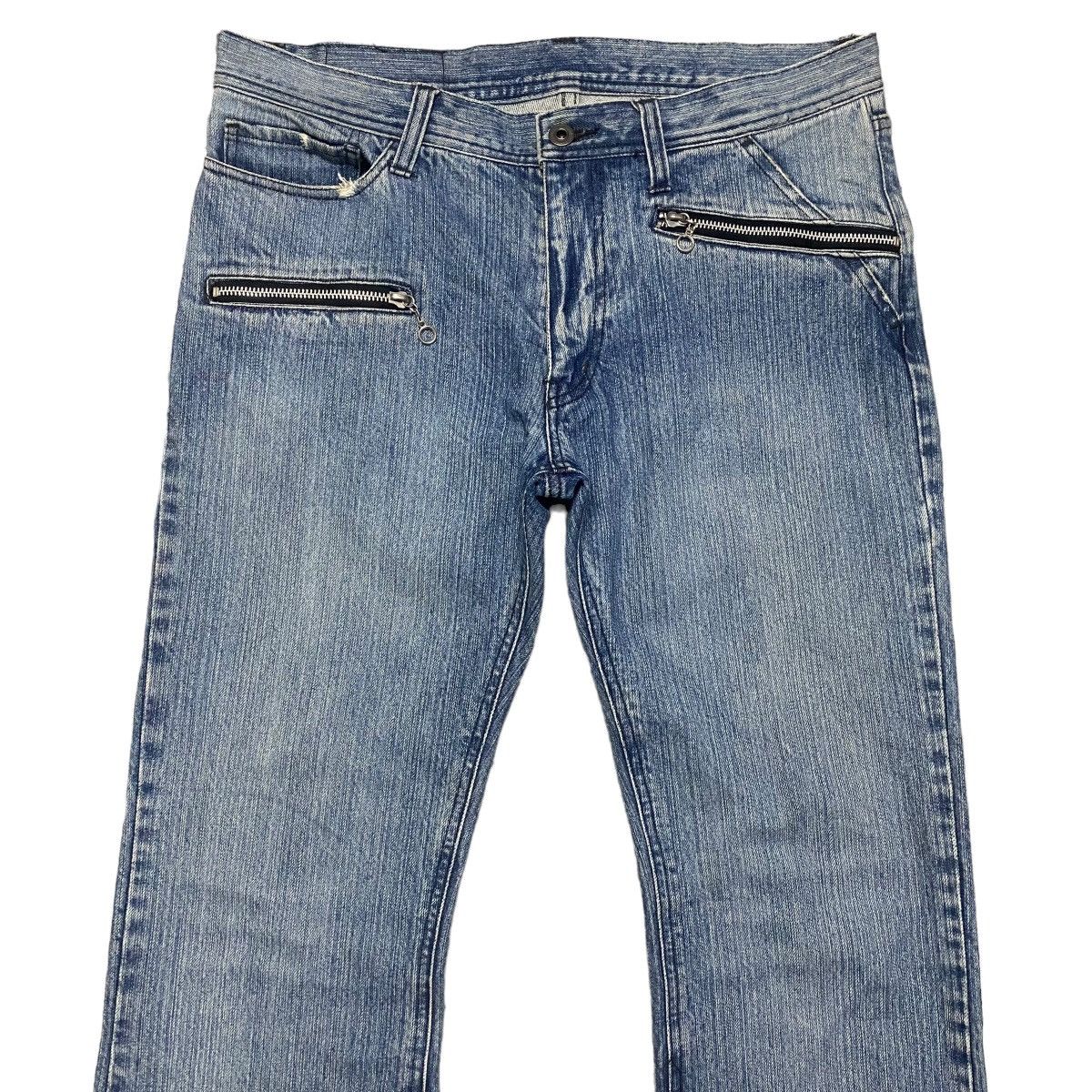 If Six Was Nine RUPERT THE DIFFERENCE Denim Flare Jeans Snake Patch Size US 32 / EU 48 - 3 Thumbnail