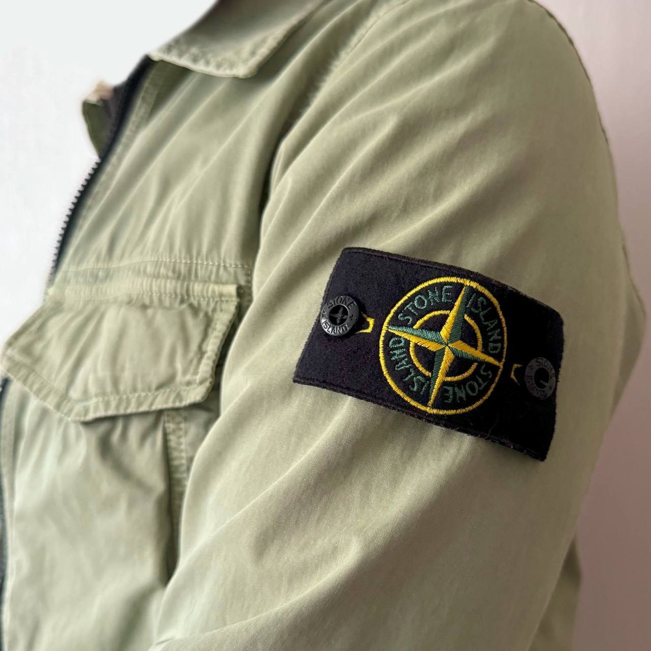 Massimo Osti × Stone Island Stone Island Garment Dyed Front Pockets Zip Overshirt Size US M / EU 48-50 / 2 - 4 Thumbnail