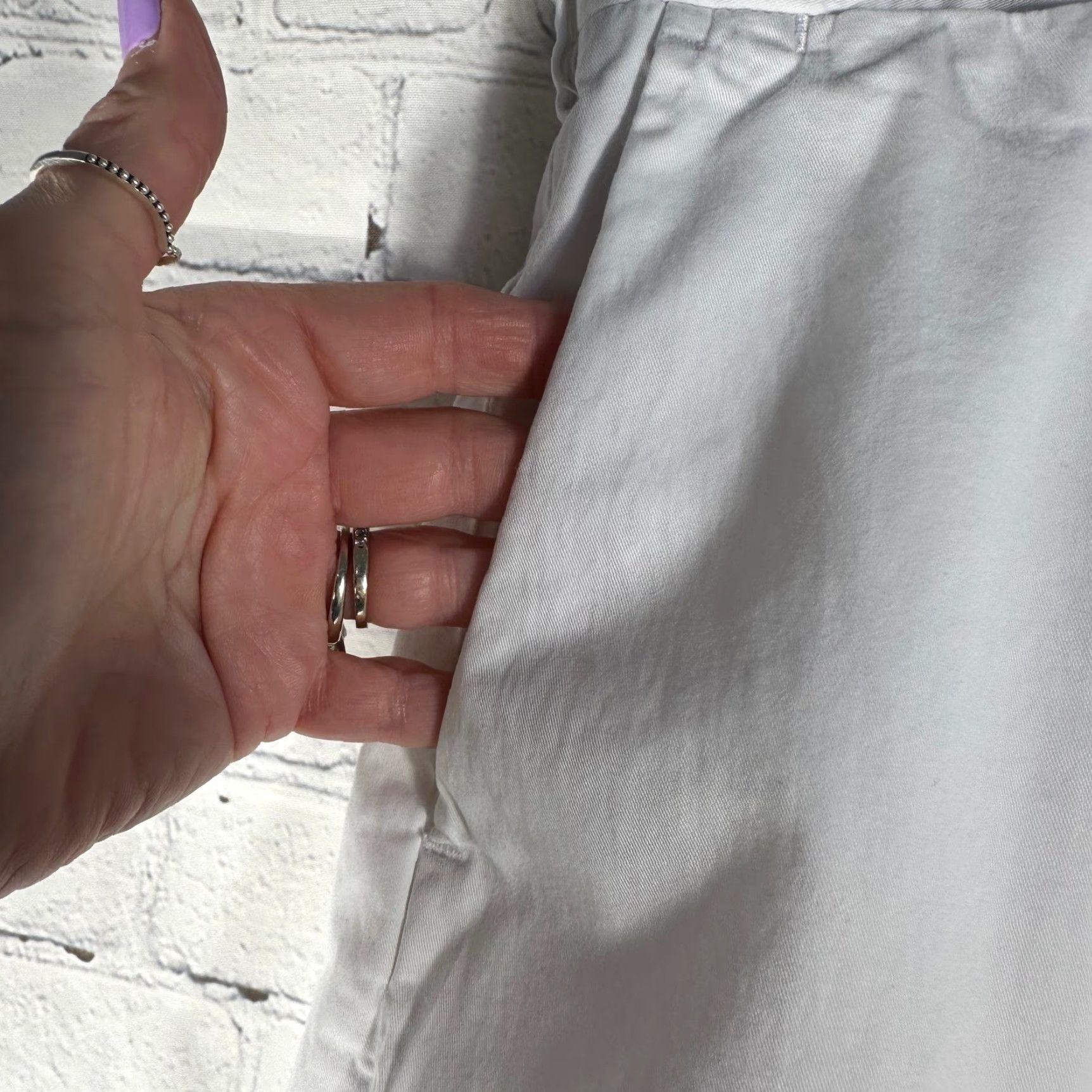 Polo Ralph Lauren Polo Ralph Lauren Mens Stretch Classic Fit Chino Shorts White Size 35 Cotton Blend Size US S / EU 44-46 / 1 - 3 Thumbnail