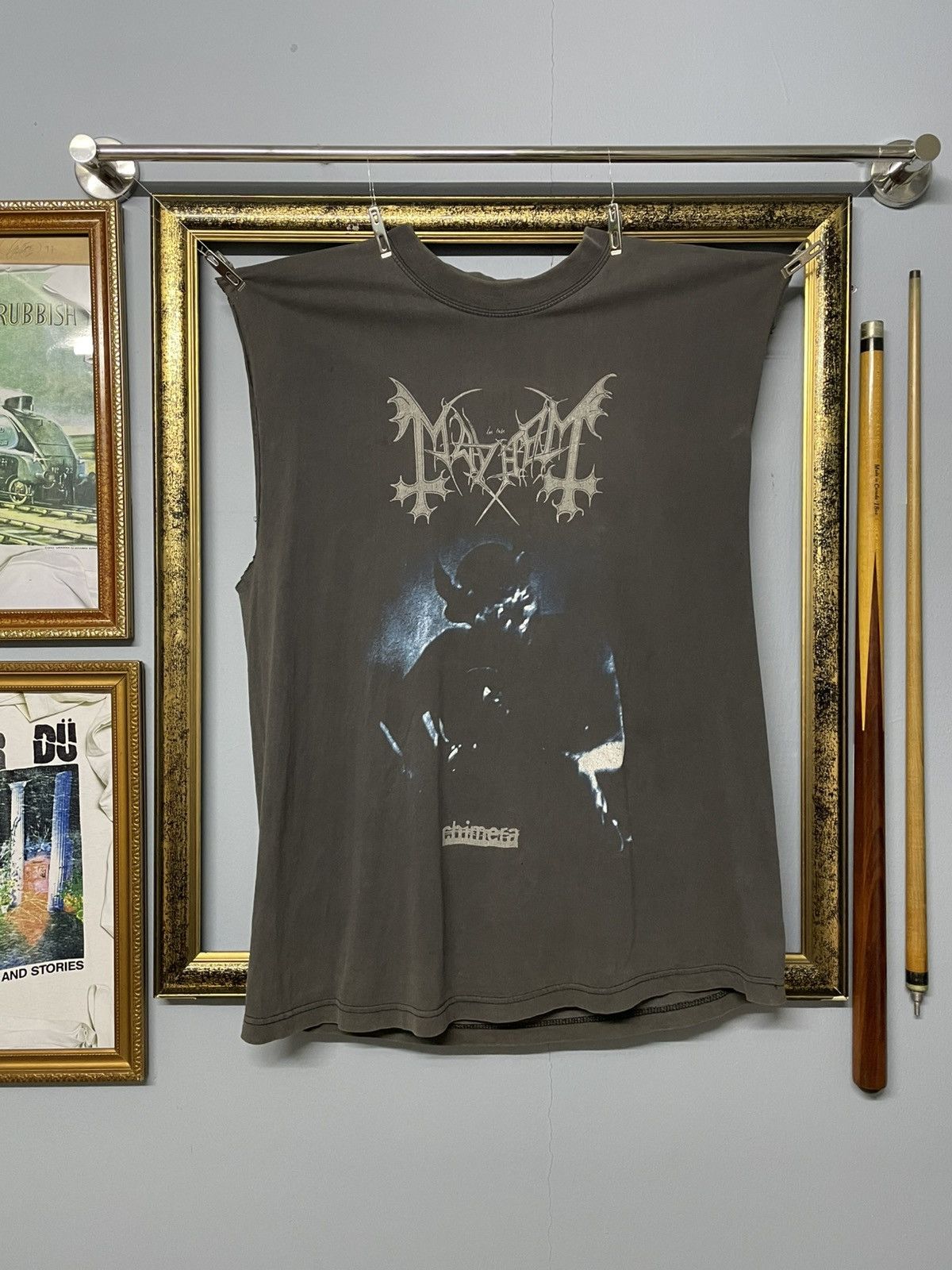 Vintage Vintage Original Band Tees Mayhem Chimera Sunfaded Sleeveles Size US XL / EU 56 / 4 - 1 Thumbnail