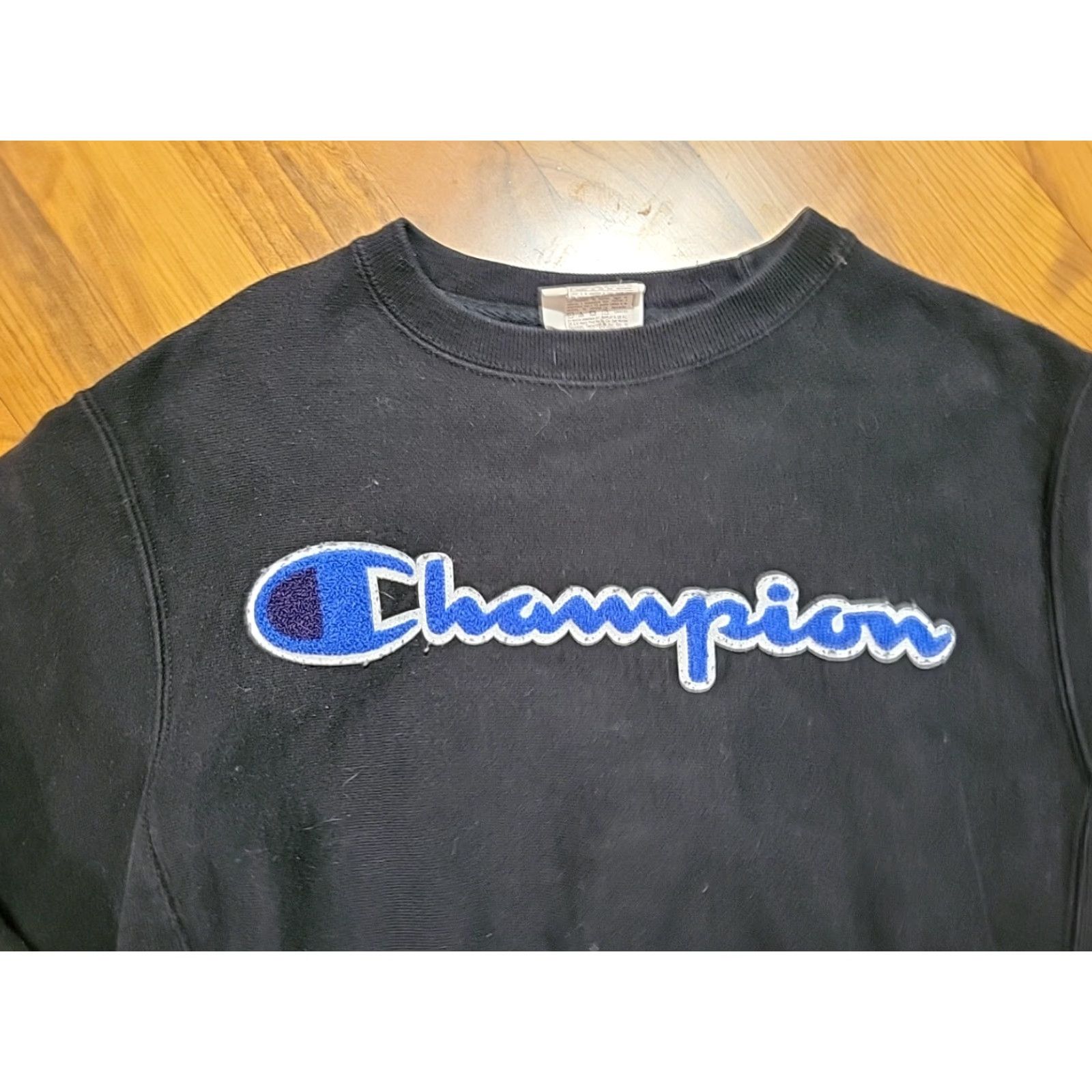 Champion VINTAGE Champion Sweatshirt Small Black Pullover Reversible Men S Regular Size Style Pullover Features Reversible Size US S / EU 44-46 / 1 - 2 Thumbnail