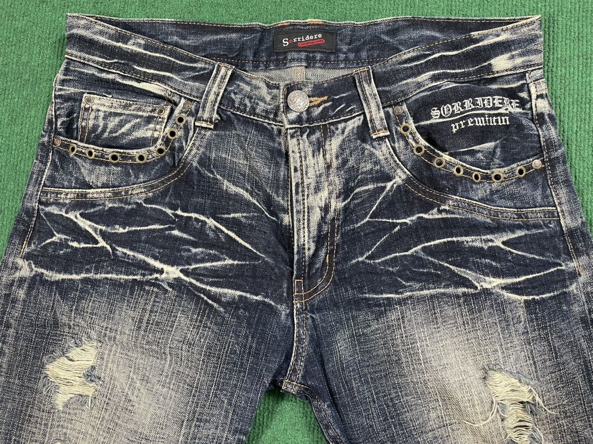If Six Was Nine Distressed Japanese Jeans Very Nice Size US 33 - 4 Thumbnail