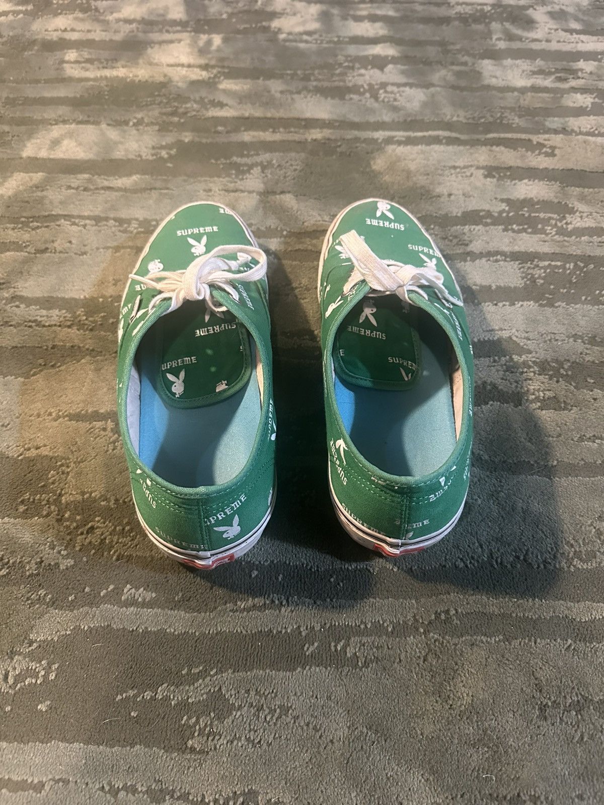 Playboy × Supreme × Vans Vans Supreme Playboy Green Low Size US 10 / EU 43 - 3 Thumbnail