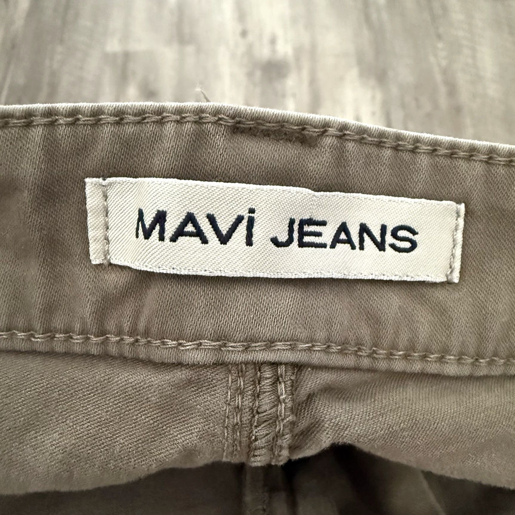 Mavi Mavi Zach Mens Pants Straight Leg 5-Pocket Olive Green Chino Stretch Cotton Spandex Regular Size 38x32 Size US 38 / EU 54 - 6 Thumbnail