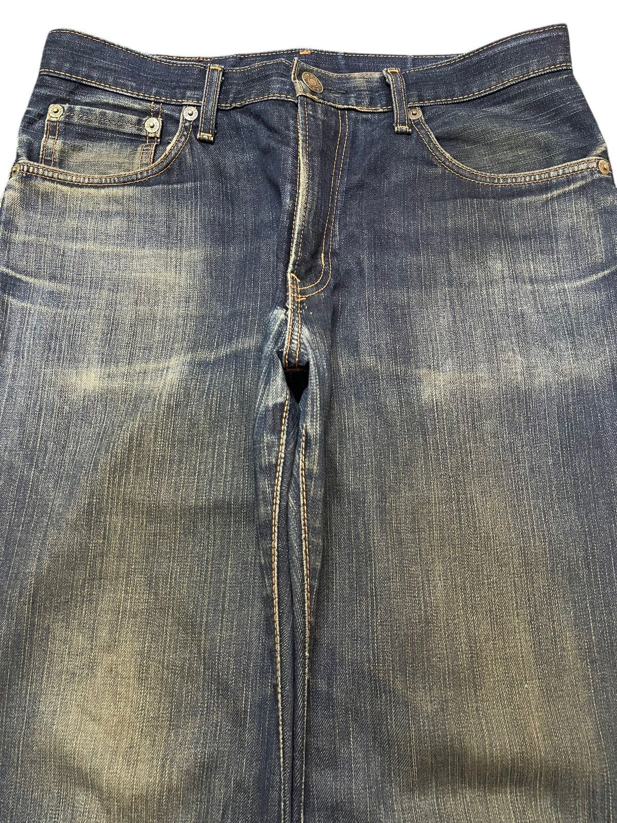 Edwin Vintage Edwin 504 Mud Wash Style Baggy Jeans Size US 32 / EU 48 - 3 Thumbnail