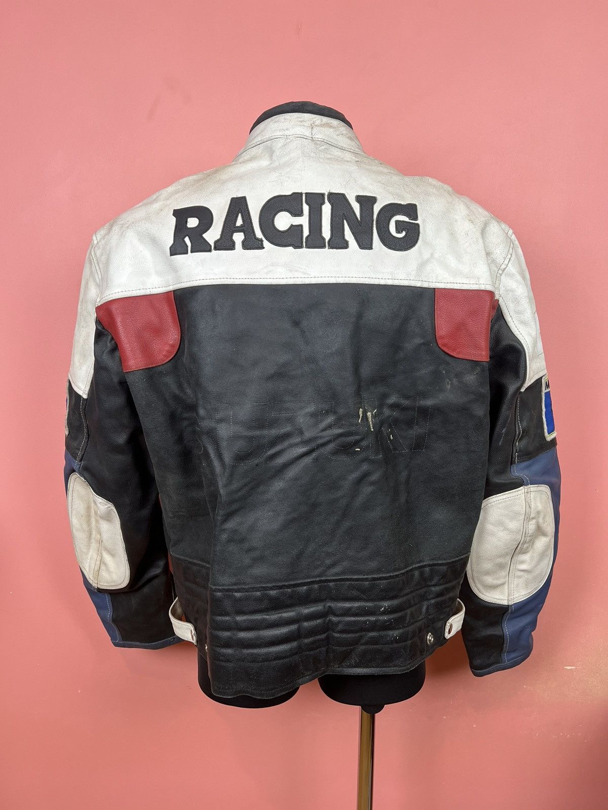 Vintage Suzuki vintage racing lether jacket y2k streetwear moto Size US XXL / EU 58 / 5 - 10 Thumbnail