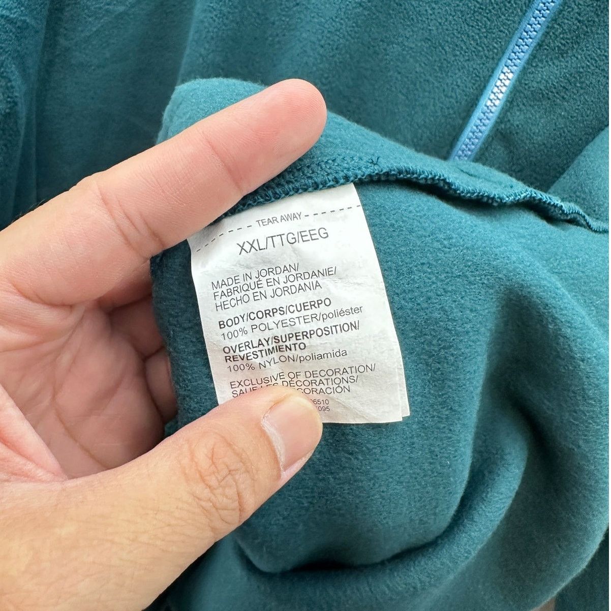 Under Armour Under Armour Men XXL Turquoise Blue Full Zip Polartec Jacket Size US XXL / EU 58 / 5 - 4 Thumbnail