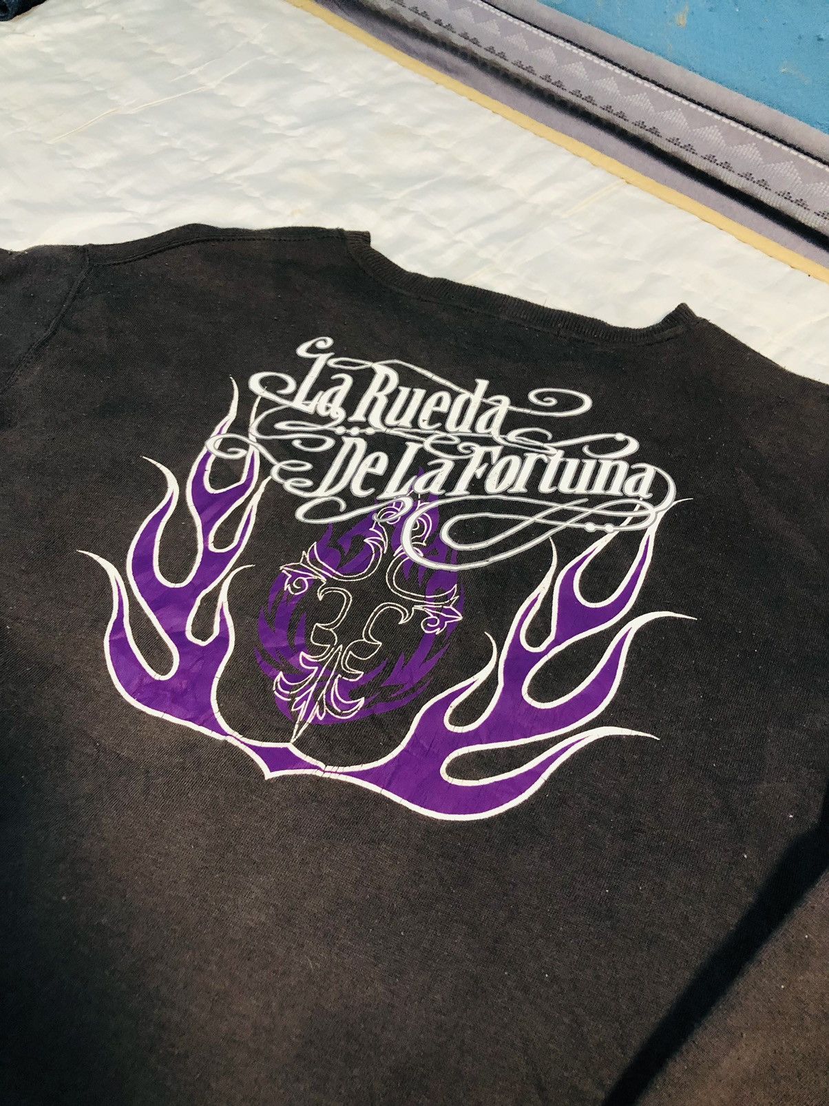 Japanese Brand La Rueda De La Fortuna Small&Big Logo Cross (5) Size US L / EU 52-54 / 3 - 7 Thumbnail