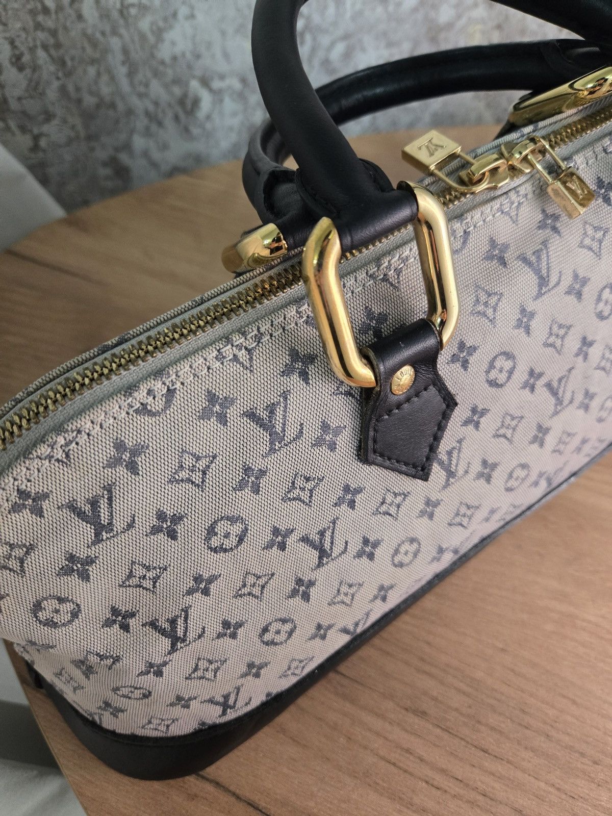 Louis Vuitton Louis Vuitton 2001 monogram mini Lin horizontal Alma Size ONE SIZE - 11 Thumbnail