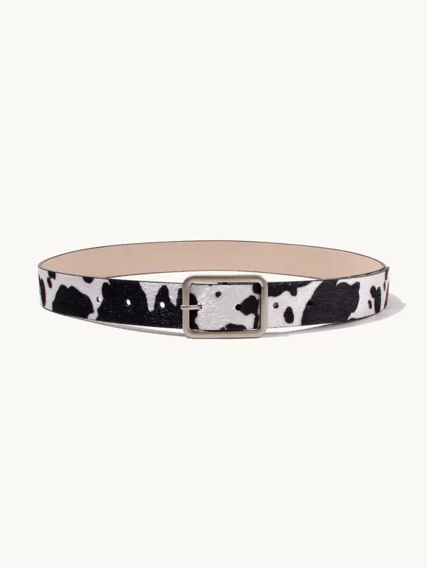Japanese Brand 2000s leopard cow cheetah print belt Size 32 - 6 Thumbnail