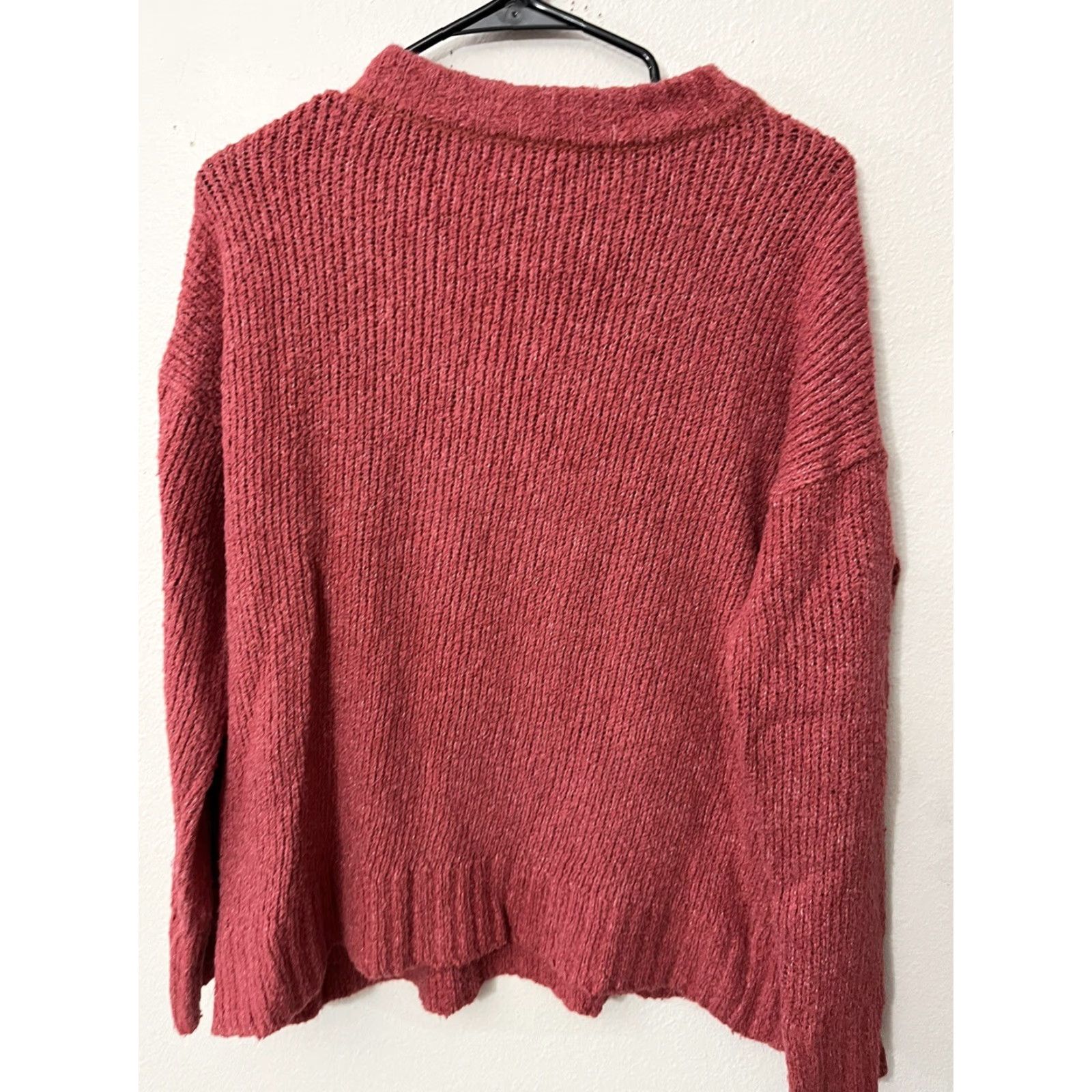 American Eagle Outfitters AMERICAN EAGLE Pullover Sweatshirt Women's Activewear Long Sleeve Size Small Pink Size S / US 4 / IT 40 - 2 Thumbnail