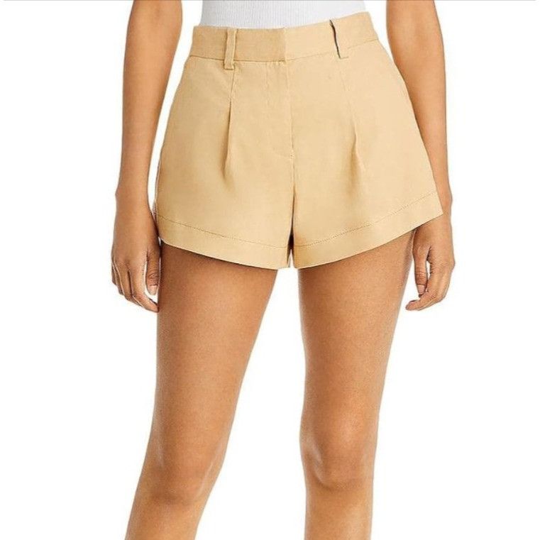Derek Lam 10 Crosby Women's Vadella Shorts Size 6 New Almond