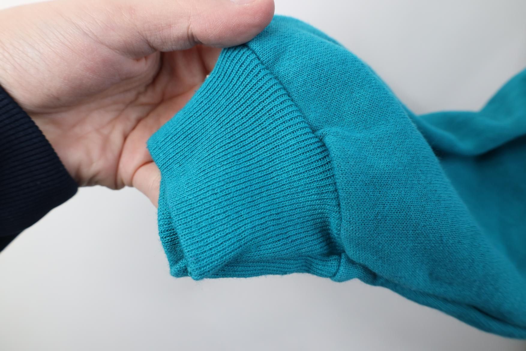 Vintage Vintage 90s Streetwear Baggy Fit Crewneck Sweatshirt Teal Size US XL / EU 56 / 4 - 6 Thumbnail