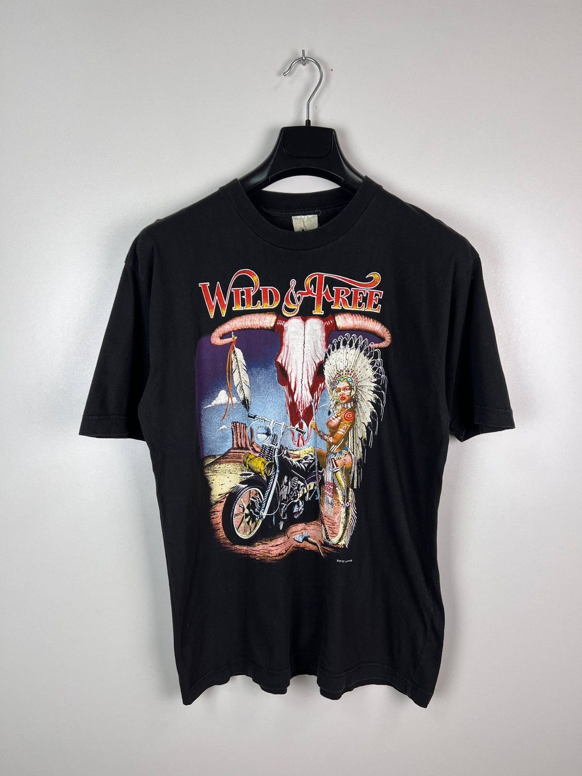 Other Wild Free 90s vintage biker t-shirts size L Size US L / EU 52-54 / 3 - 1 Thumbnail