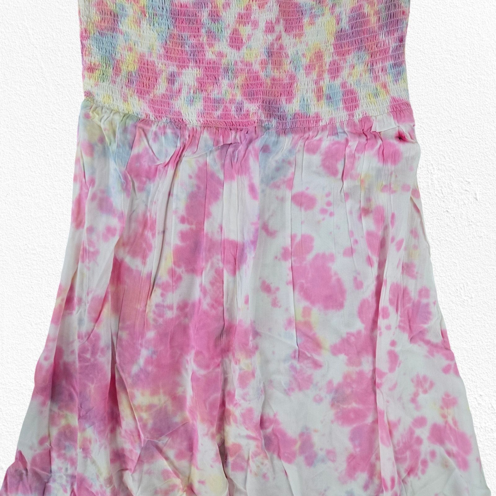 Other Pink White Tie Dye Off the Shoulder Dress Size Large Size L / US 10 / IT 46 - 9 Thumbnail