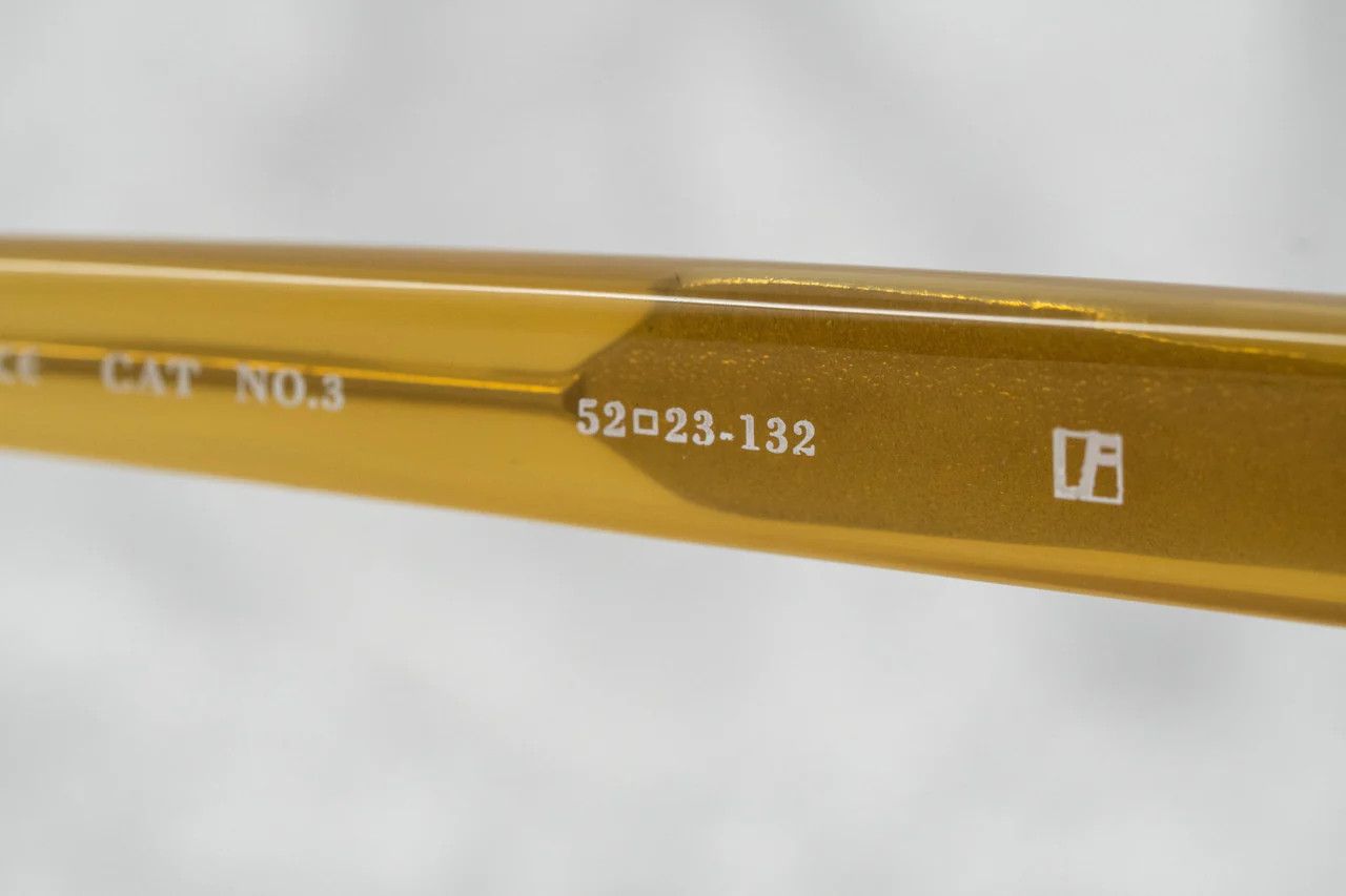 Ann Demeulemeester Ann Demeulemeester Sunglasses Oval Honey and Green Size ONE SIZE - 4 Thumbnail