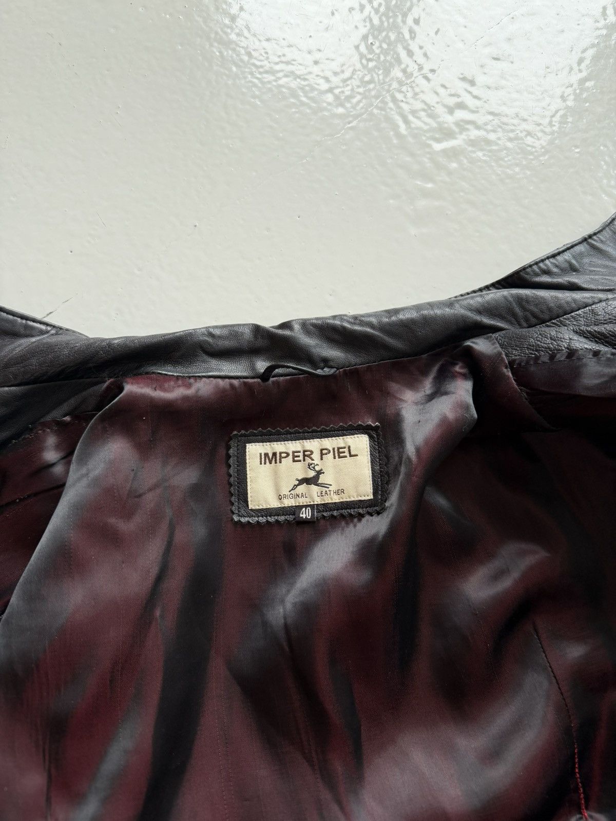 Vintage Archive y2k leather biker jacket Size M / US 6-8 / IT 42-44 - 13 Thumbnail