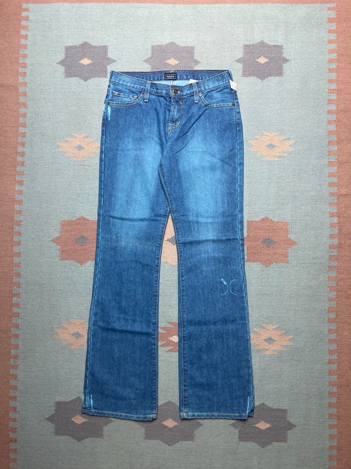 Vintage NEW Von Dutch denim jeans flare leg DEADSTOCK NWT 30x33 Size 30" / US 8 / IT 44 - 1 Thumbnail