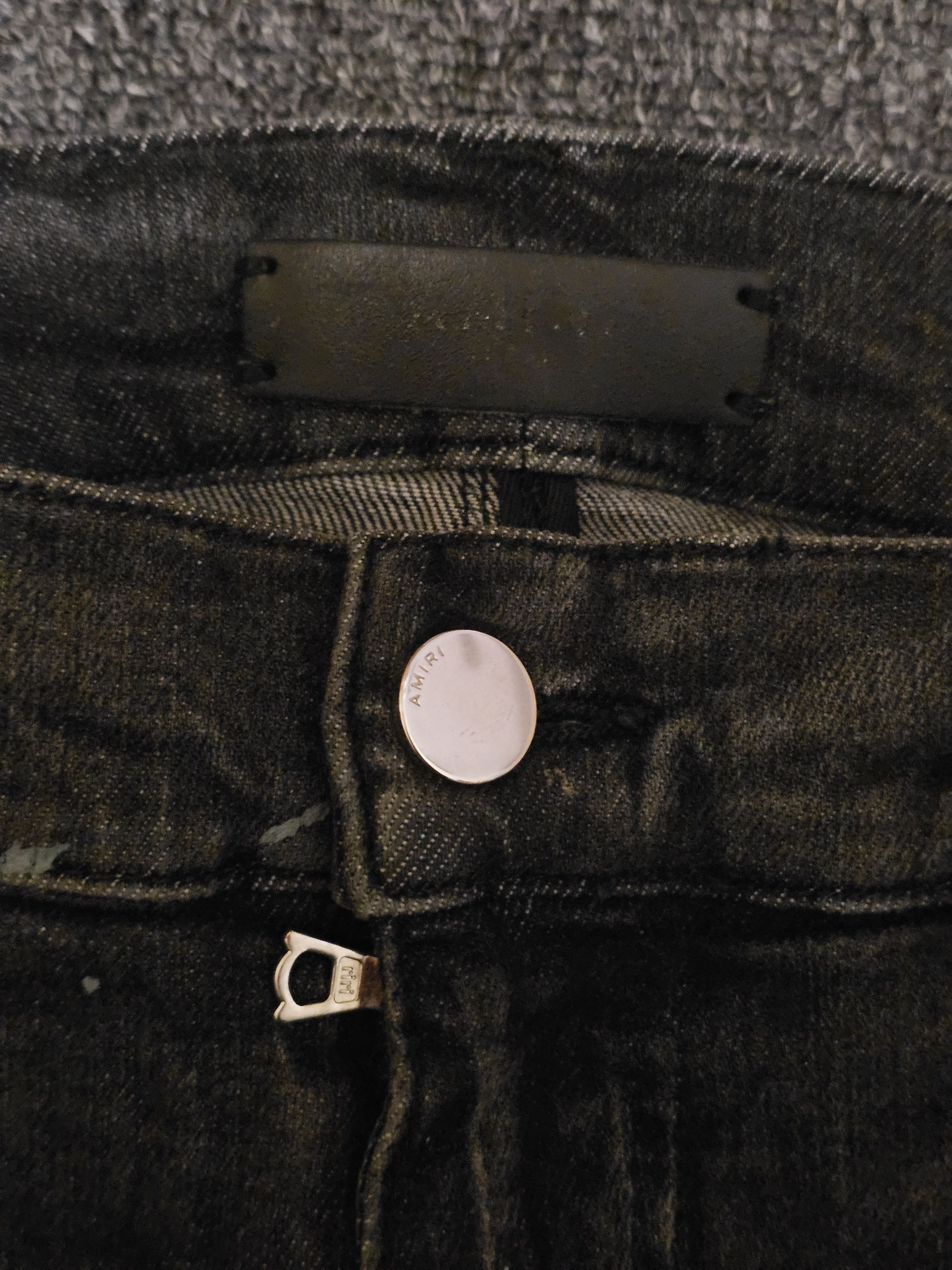 Amiri Amiri Men's Paint Ripped Jeans Size 34 Size US 34 / EU 50 - 3 Thumbnail