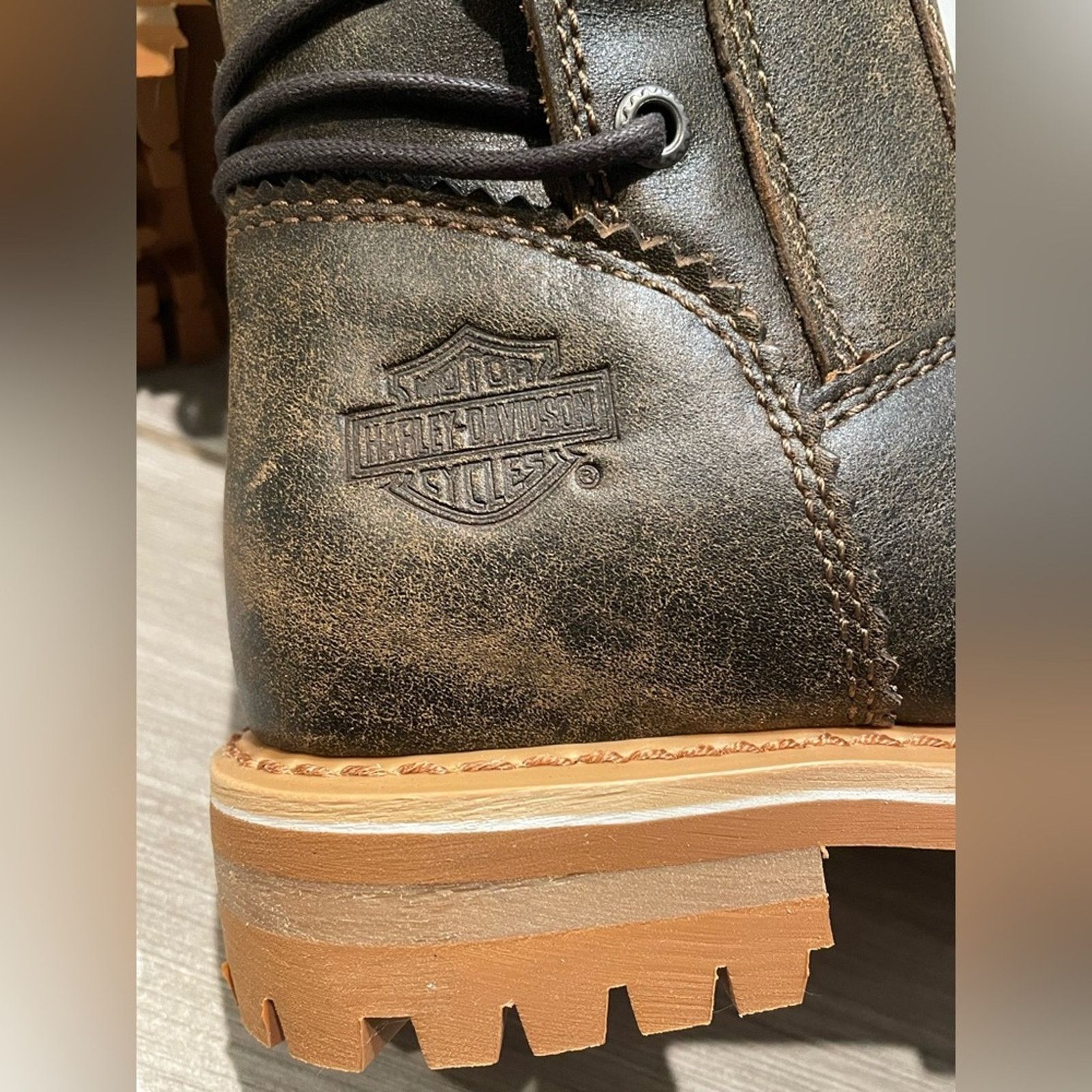 Harley Davidson Harley-Davidson Women’s 5M Dorland Lace Up boots in Brown Size US 5 / EU 37 - 8 Thumbnail