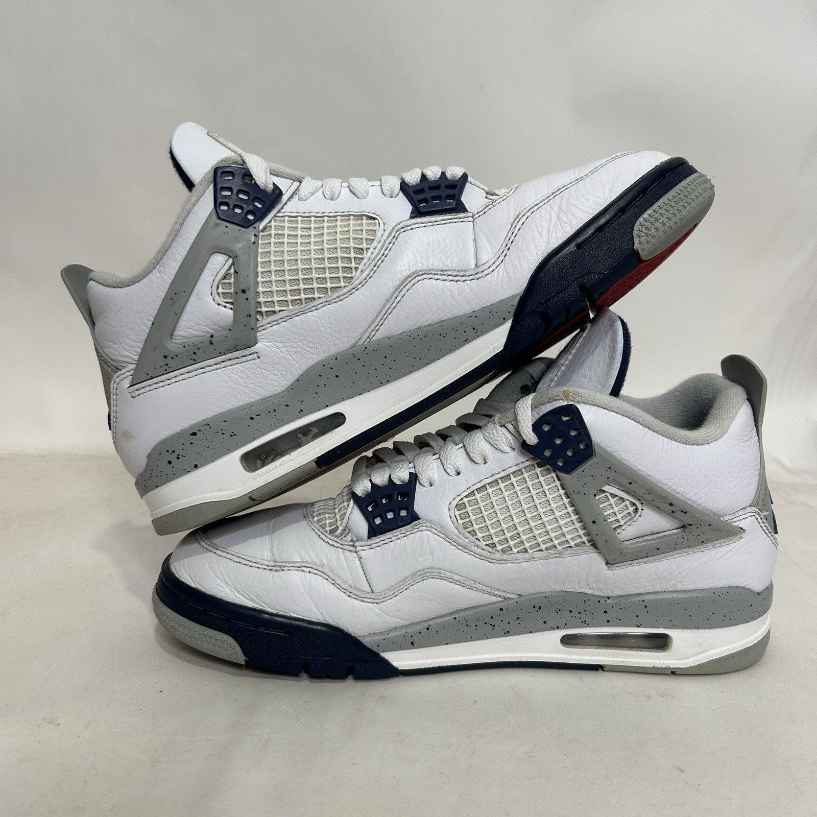 Jordan Brand Nike Air Jordan Retro 4 “Midnight Navy” Size US 8 / EU 41 - 3 Thumbnail