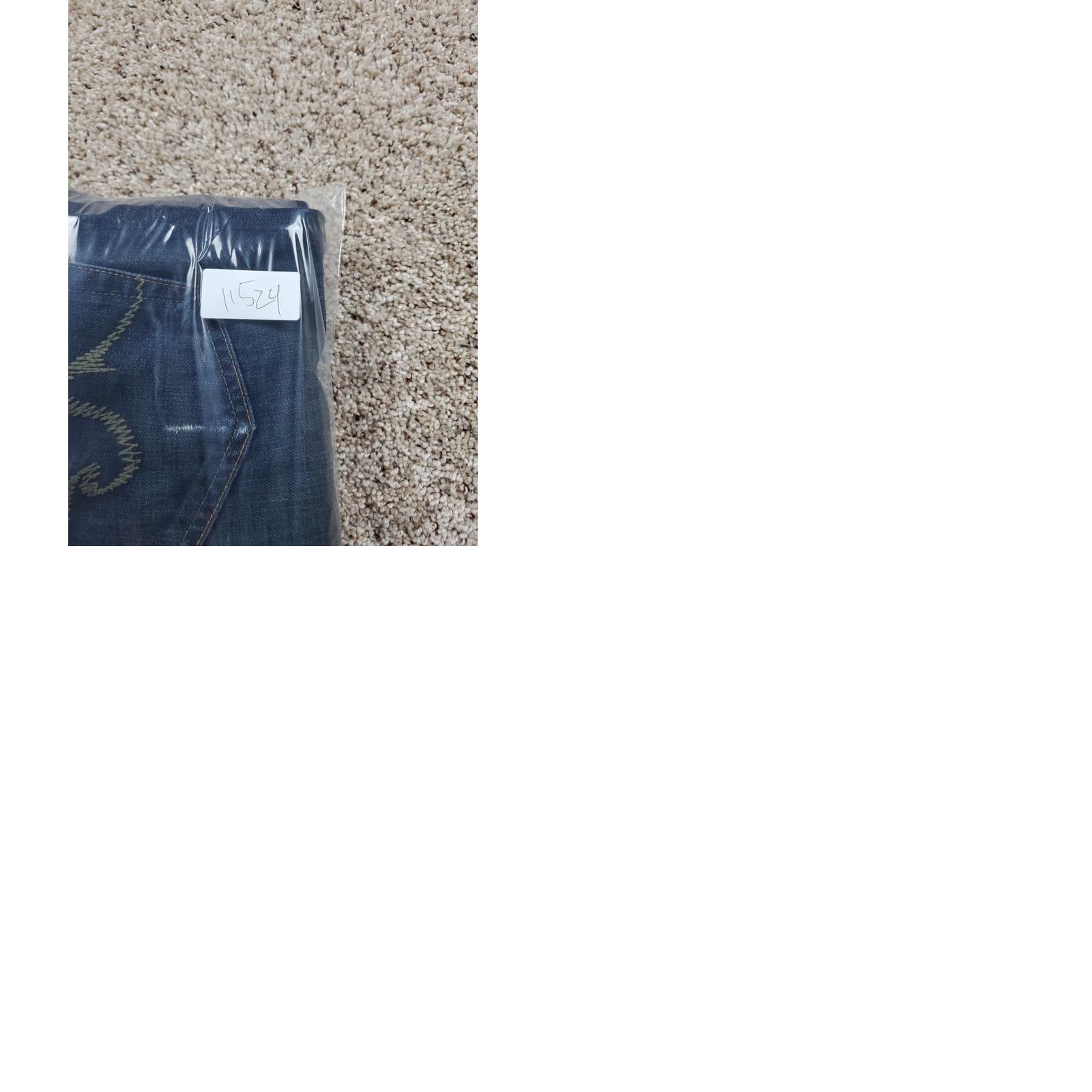 Vintage AG Adriano Goldschmied The Protégé Jeans 34x29 Meas. Mens Blue Straight Leg Size US 34 / EU 50 - 10 Thumbnail