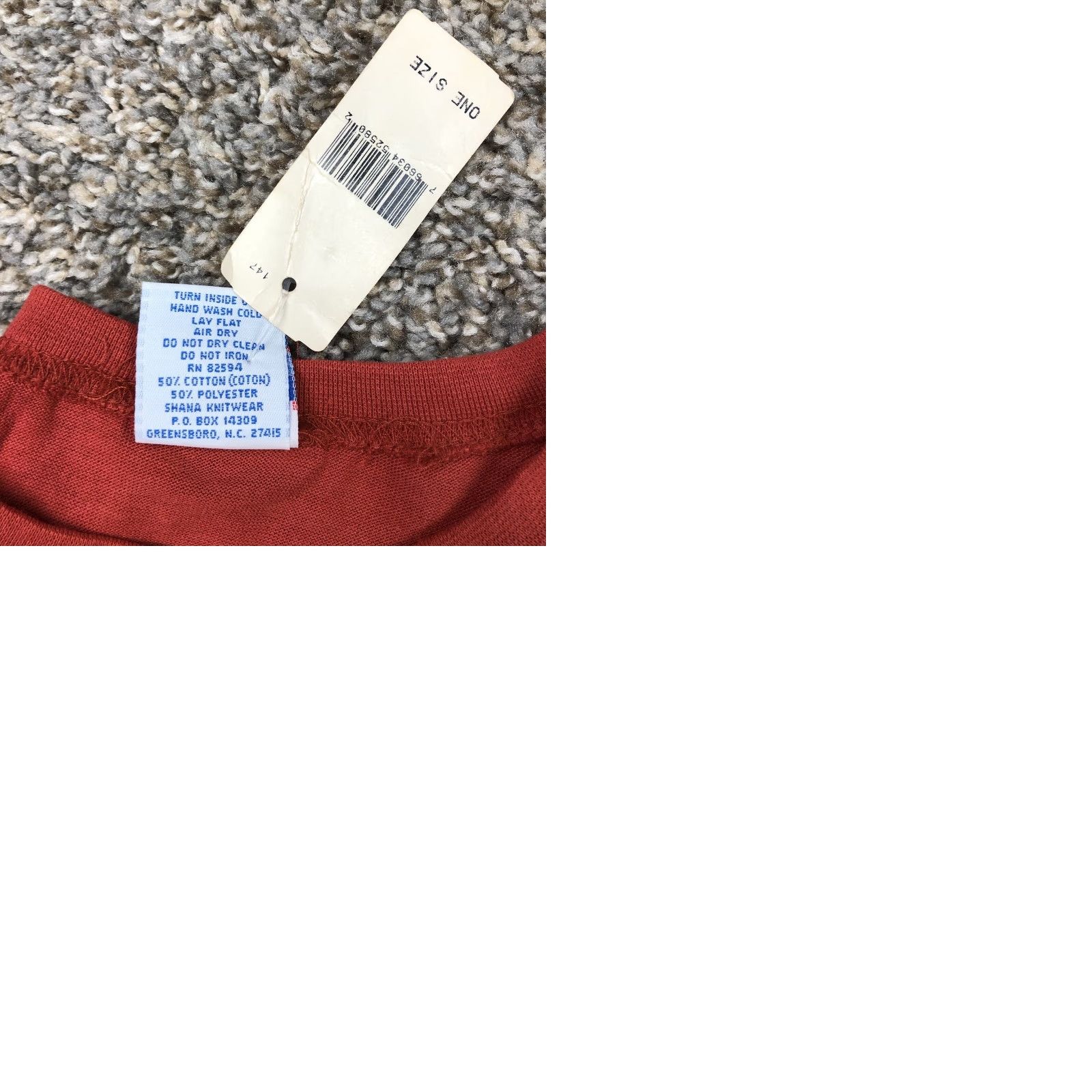 Vintage VINTAGE Decosport T-Shirt Long Sleeve Orange 2XL Unisex Adults 90s 50/50 Blank Crew Neck New With Tags Size US XXL / EU 58 / 5 - 9 Thumbnail