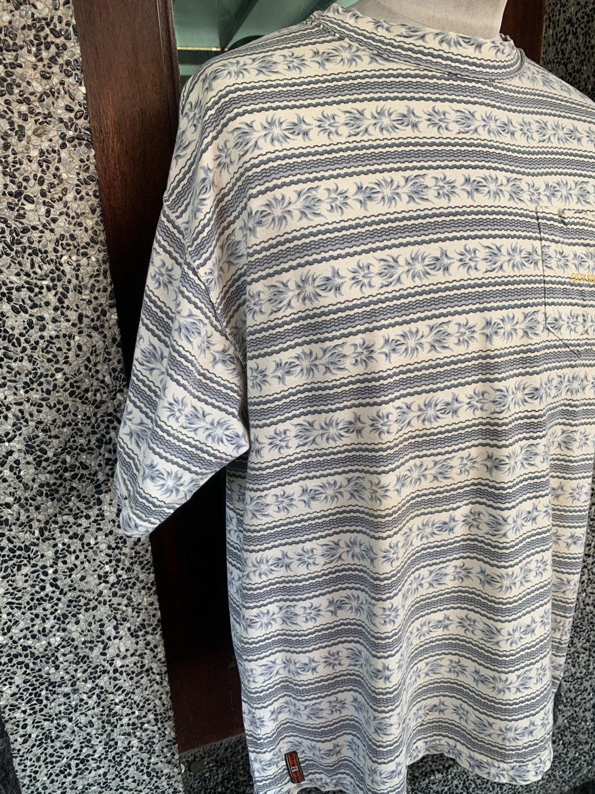 Quiksilver Vintage 90s Quiksilver Striped Surf / Surfing T shirt Size US M / EU 48-50 / 2 - 4 Thumbnail