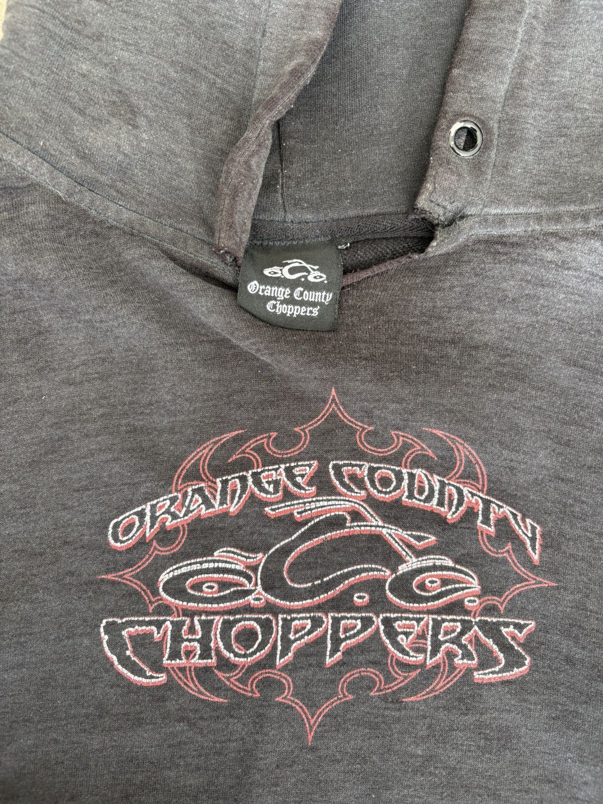 Harley Davidson × Vintage West coast choppers vintage dagger flame sleeve hoodie y2k Size US XL / EU 56 / 4 - 3 Thumbnail