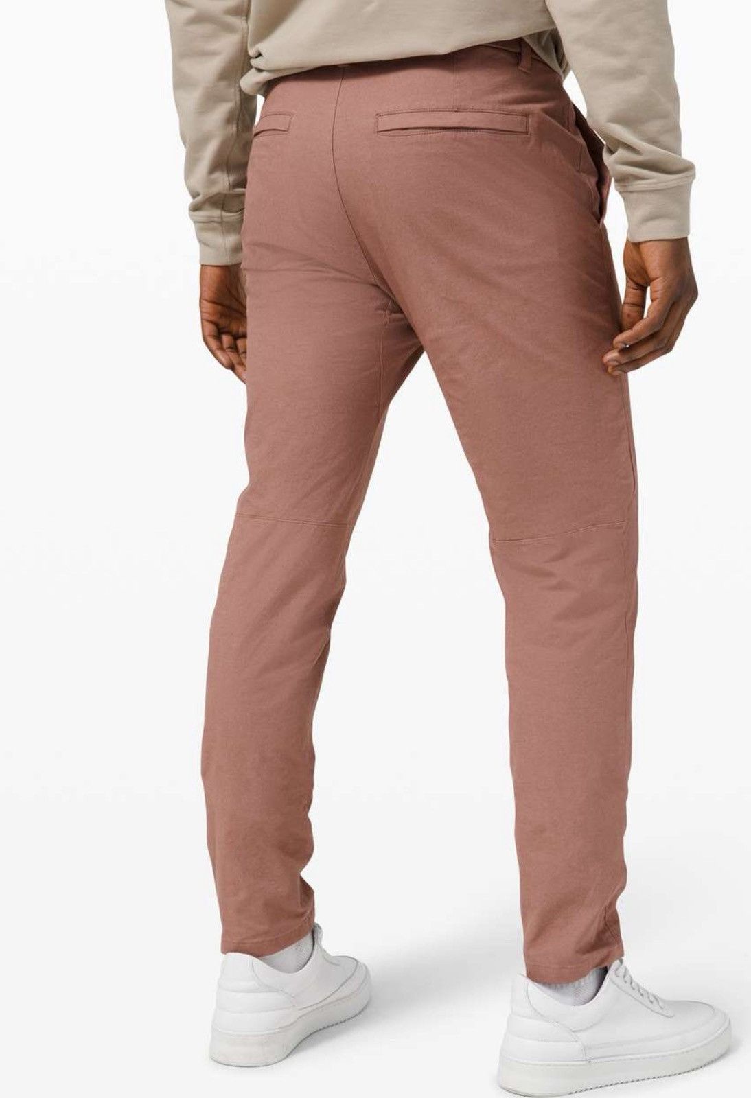 Lululemon $128 Lululemon Commission Mauve Earth Clay Dye Tapered Pants Size US 32 / EU 48 - 2 Thumbnail