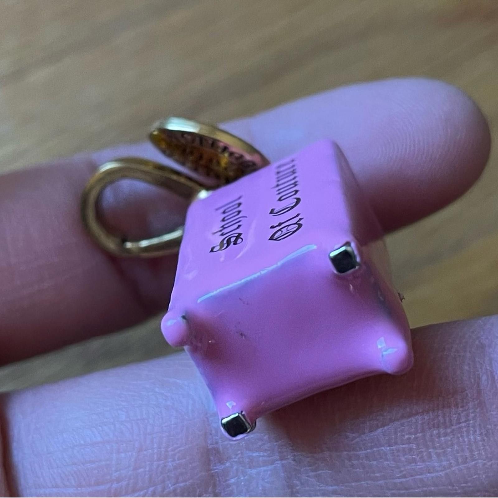 Juicy Couture Jeans Limited Edition Rare Juicy Couture Pink Locker Charm Size ONE SIZE - 10 Thumbnail
