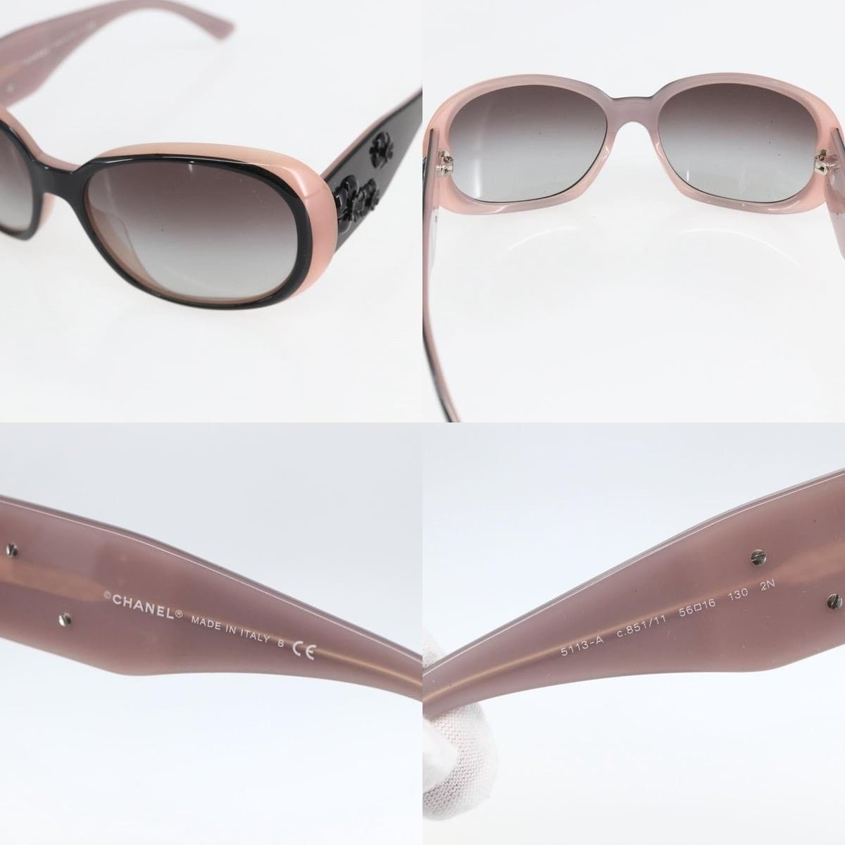 Chanel Chanel Camelia Sunglasses Size ONE SIZE - 4 Thumbnail