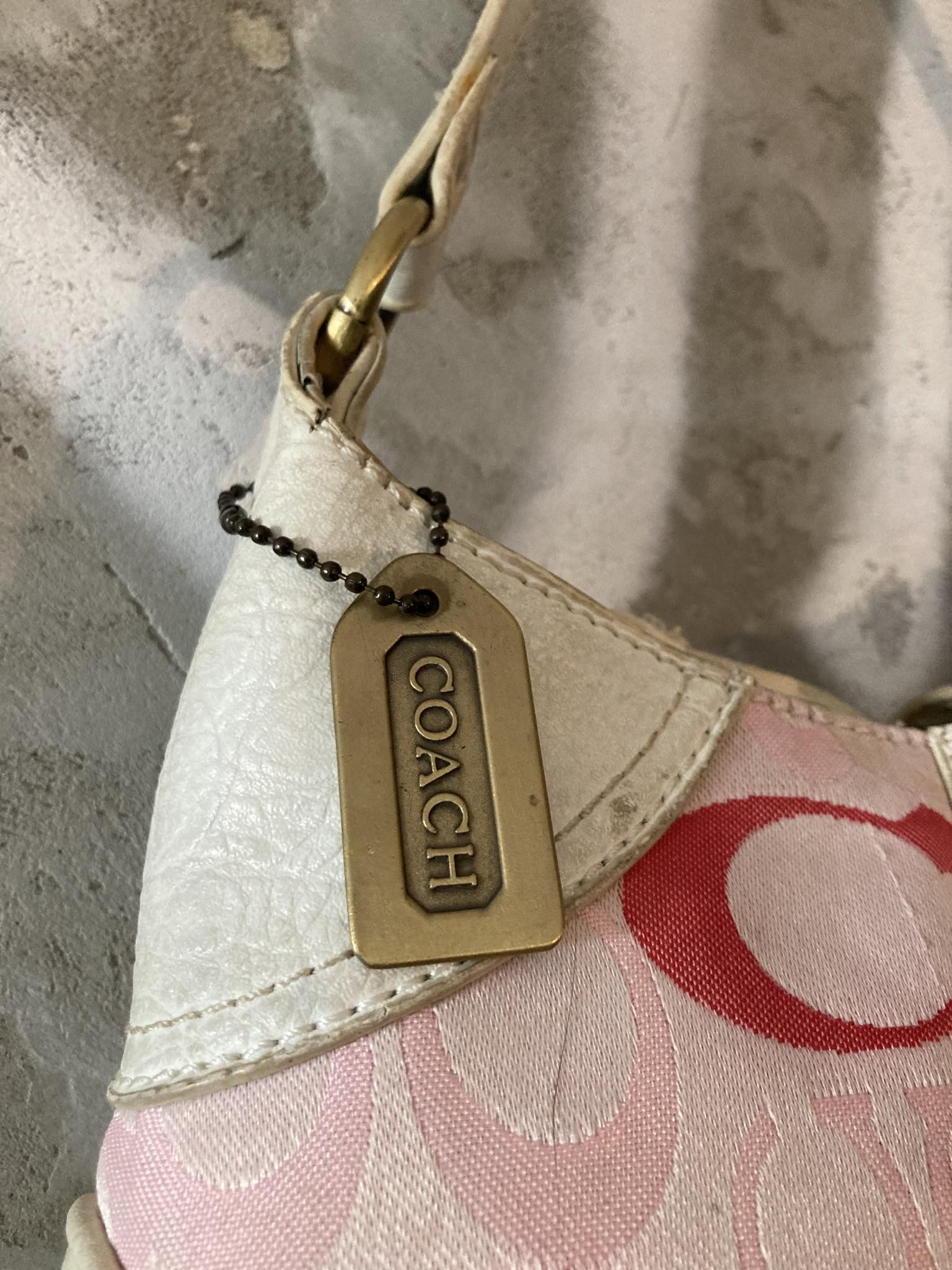 Coach Coach Monogram Pink Vintage Size ONE SIZE - 4 Thumbnail