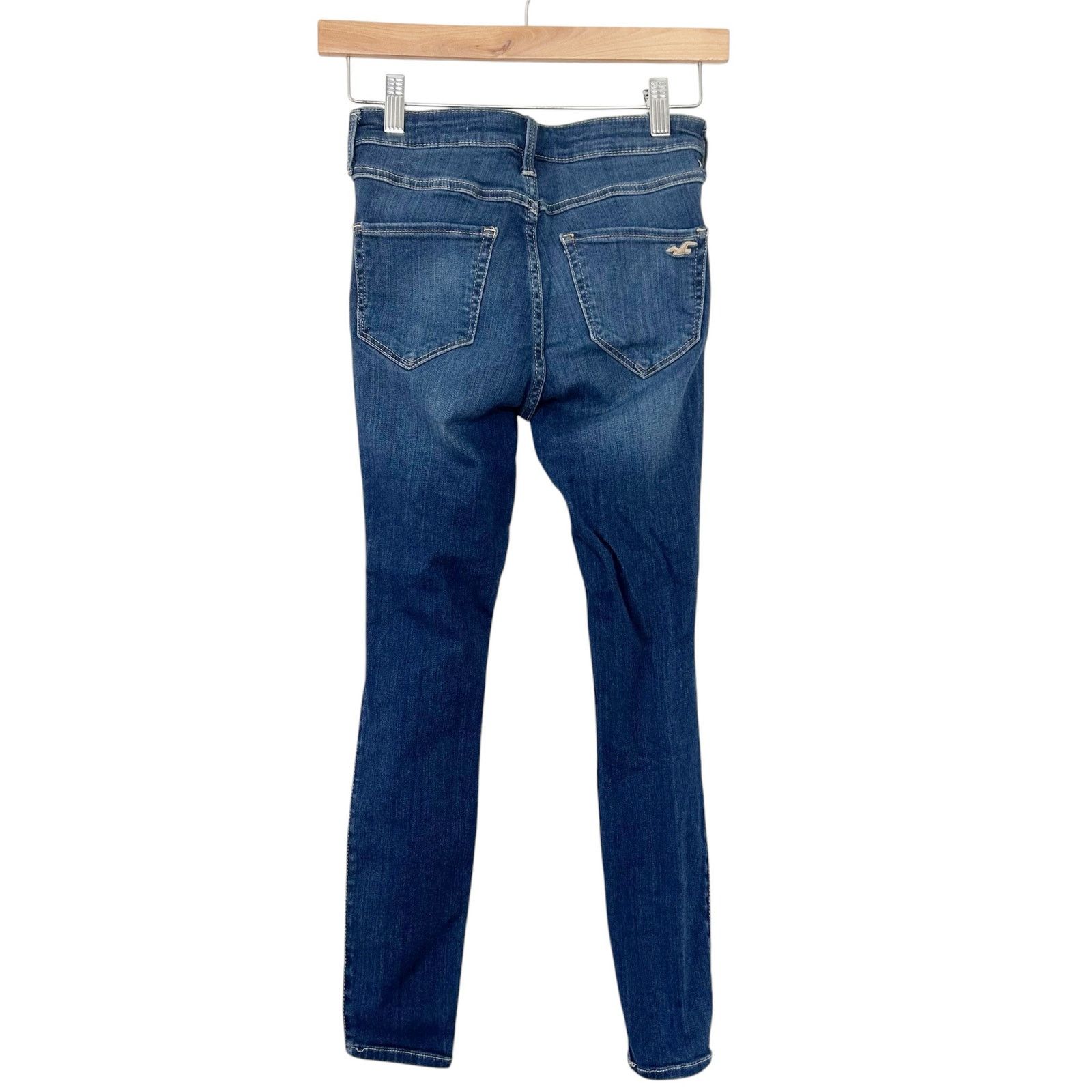 Hollister Hollister High Rise Jean Legging Cropped Jeans Sz 25 Size 25" / US 0 / IT 36 - 5 Thumbnail