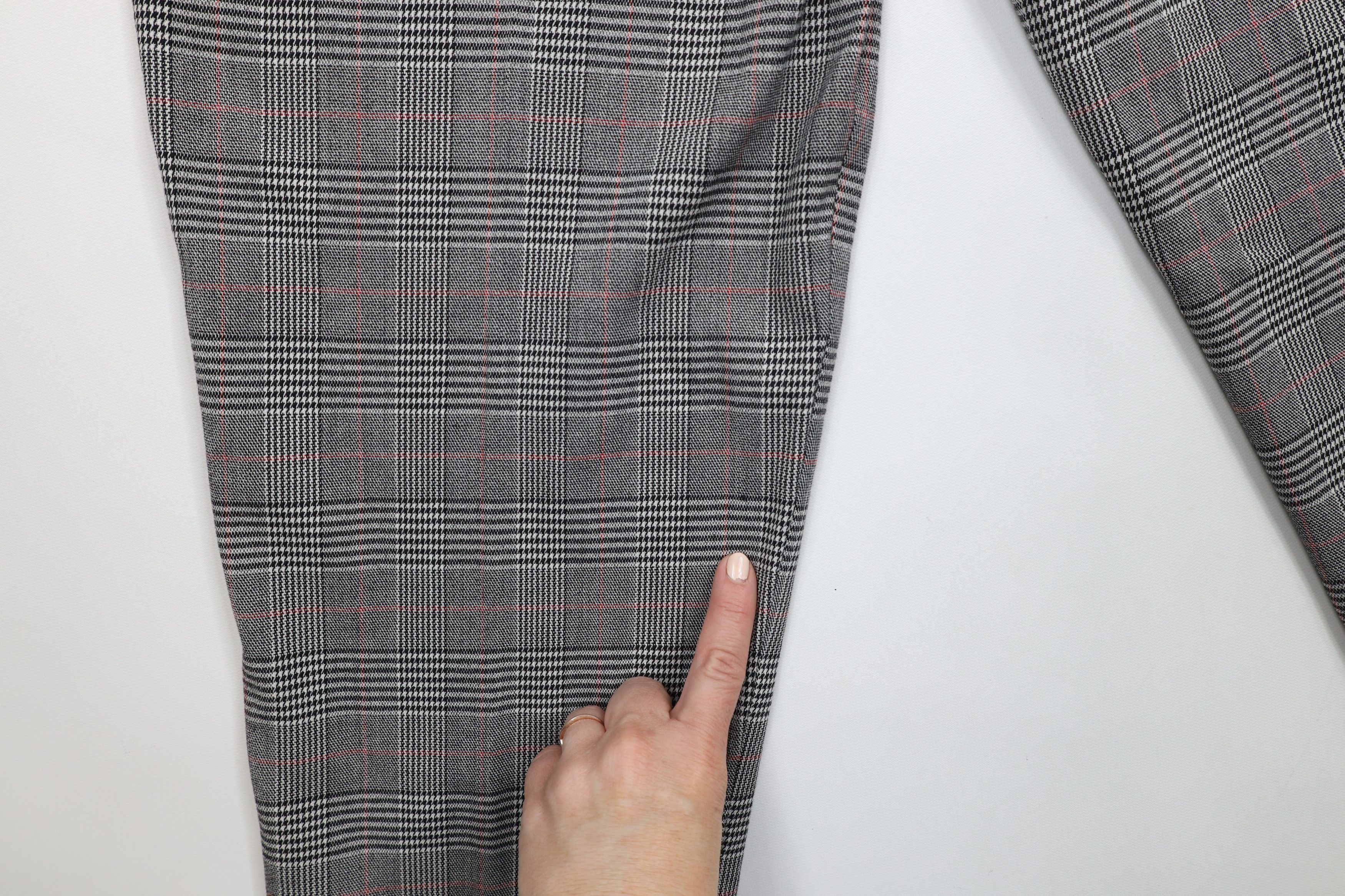 Vintage Vintage 90s Streetwear Tapered Leg Flannel Pants Houndstooth Size 38" / US 16 / IT 52 - 12 Thumbnail