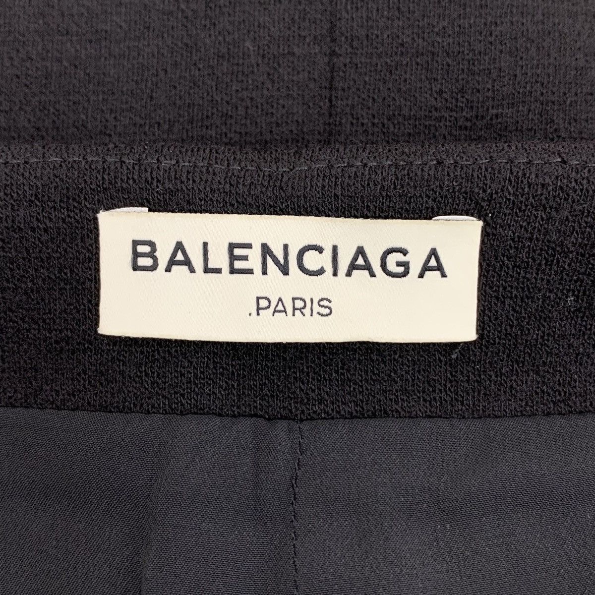 Balenciaga Balenciaga Black Irregular Wool Casual Mini Skirt K26WX Size 26" / US 2 / IT 38 - 5 Thumbnail