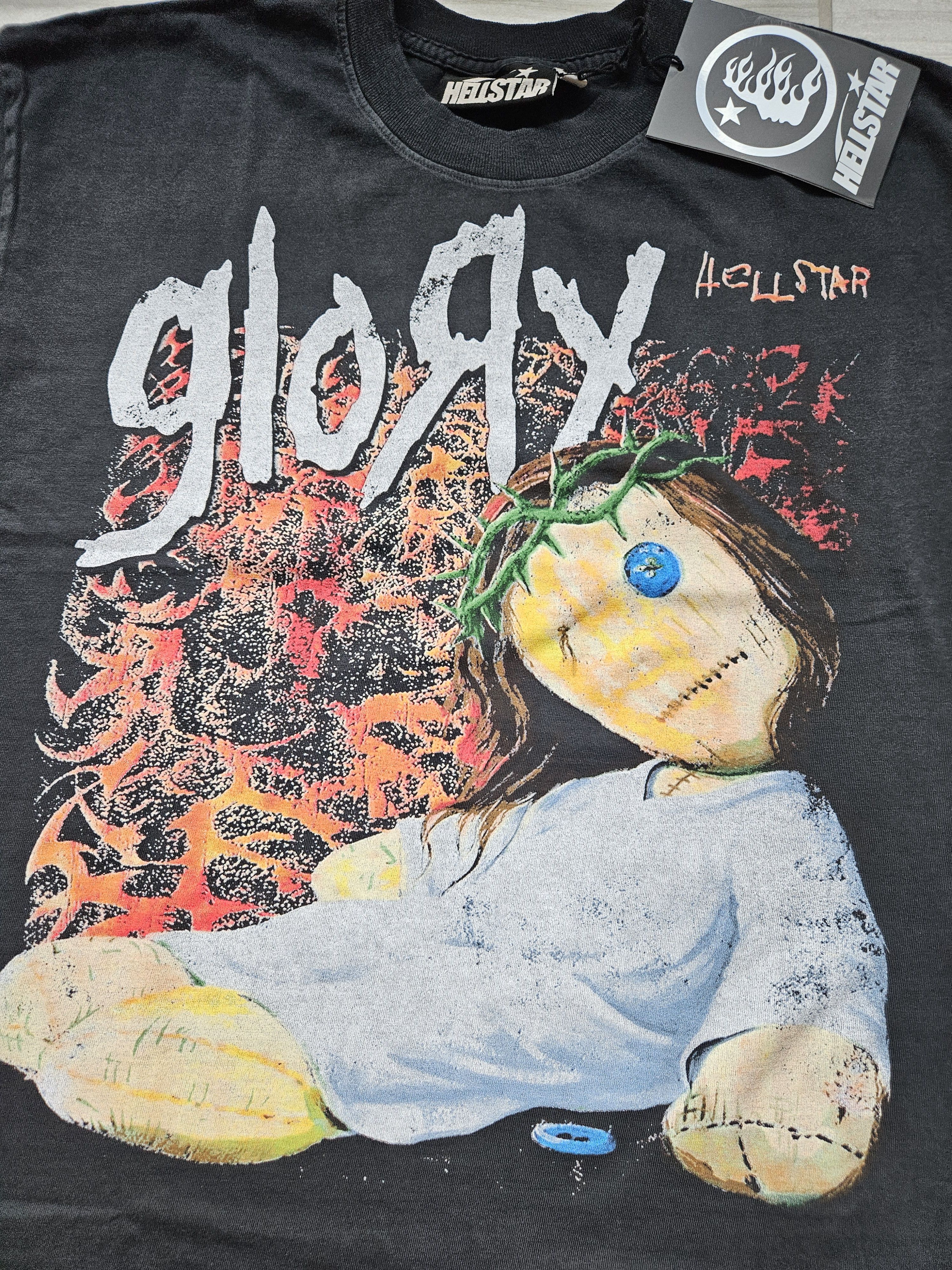 HELLSTAR Jesus Voodoo Doll P2P Black T Shirt Size US L / EU 52-54 / 3 - 3 Thumbnail