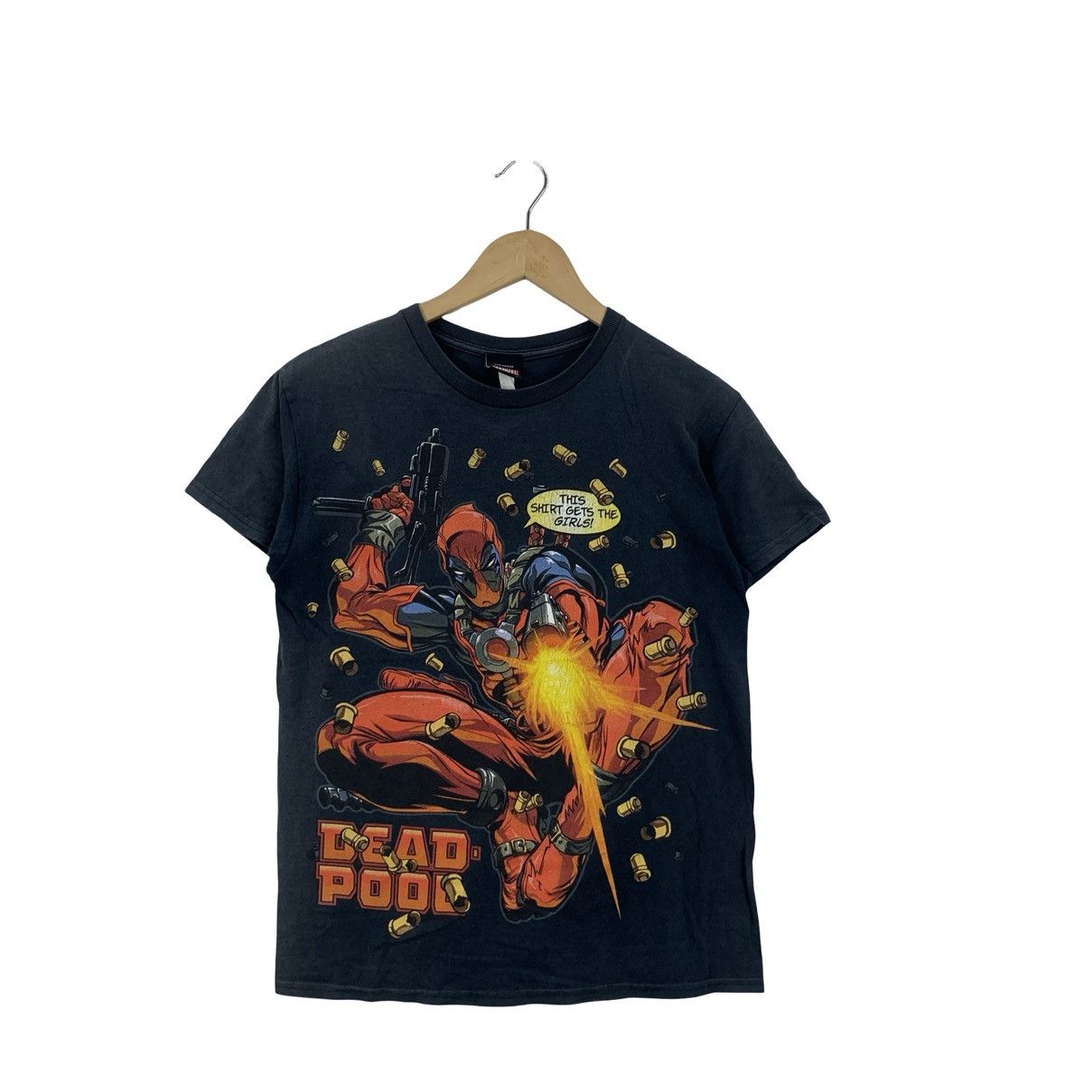 Marvel Comics Vintage MARVEL x DEADPOOL Overprint Tee Shirt Top Comic Book Size US S / EU 44-46 / 1 - 3 Thumbnail