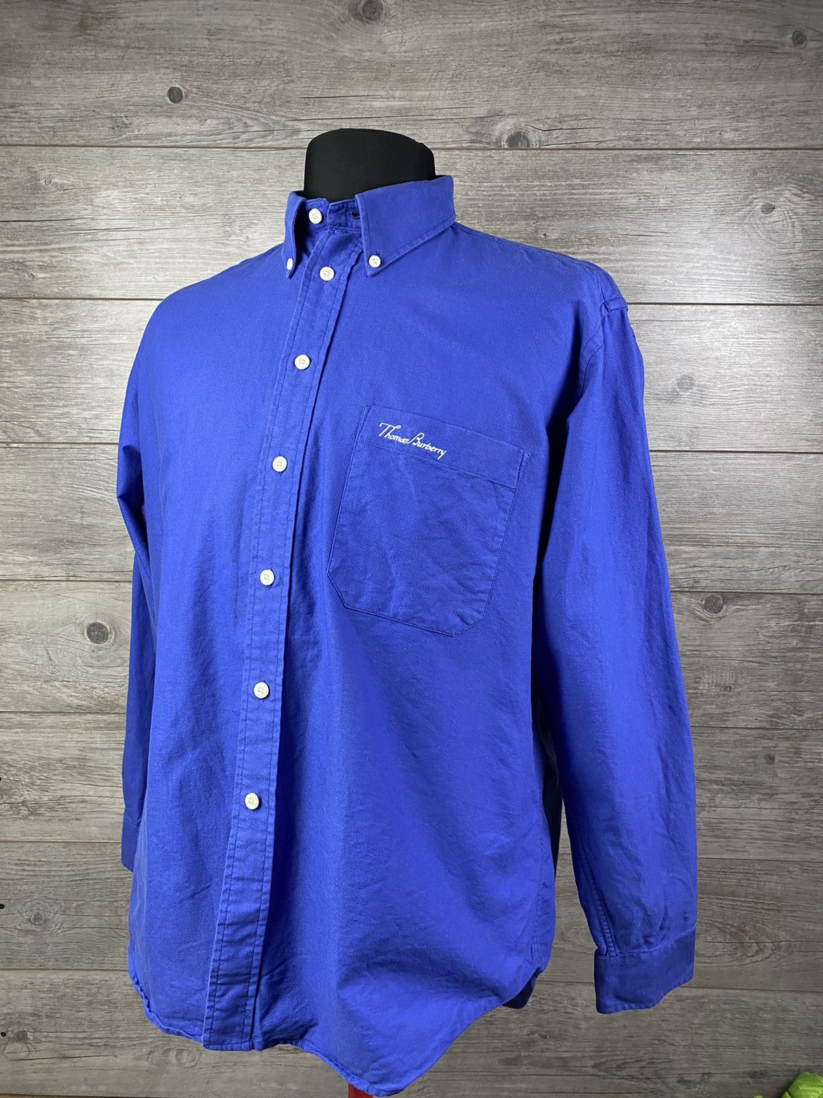 Burberry Thomas Burberry Long Sleeve Shirt Size XL Size US XL / EU 56 / 4 - 2 Thumbnail