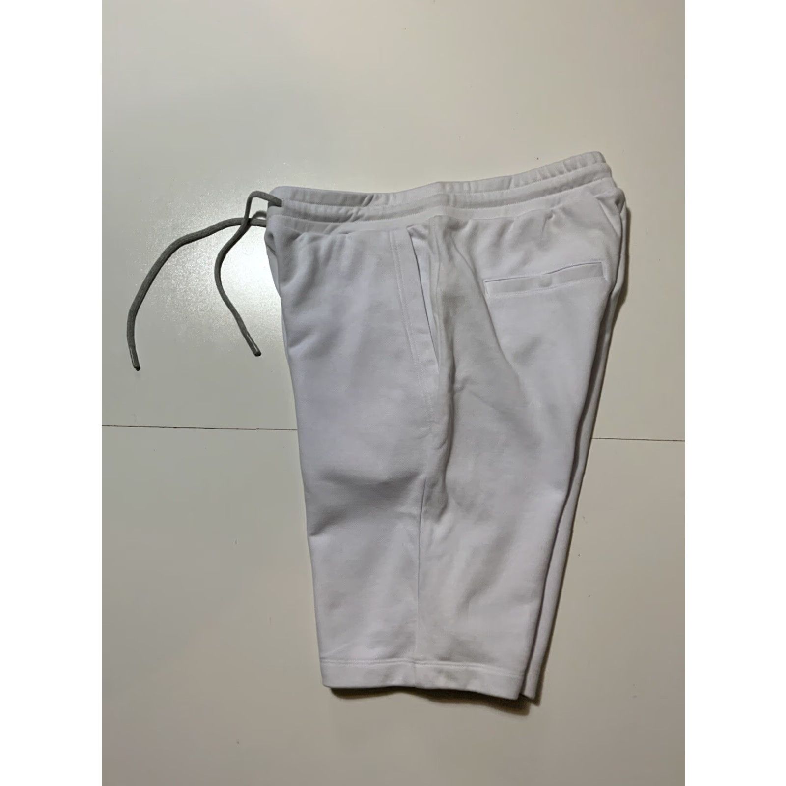 Antony Morato ANTONY MORATO Lifted Lettering Spellout White Terry Fleece Sweat Shorts SZ L Sweat Shorts Men White L Size US 33 - 4 Thumbnail