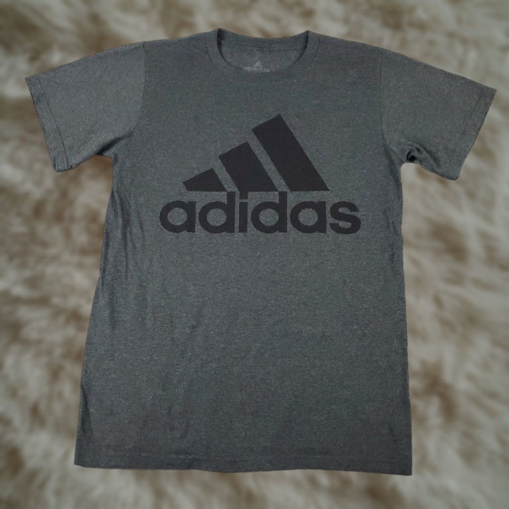 Adidas Adidas Gray T-Shirt Mens Small Logo Short Sleeve Casual Sports Size US S / EU 44-46 / 1 - 1 Thumbnail