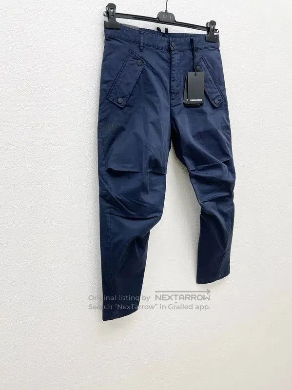 Dsquared2 DSQUARED2 Navy Casual Pants for Men . Size US 34 / EU 50 - 3 Thumbnail