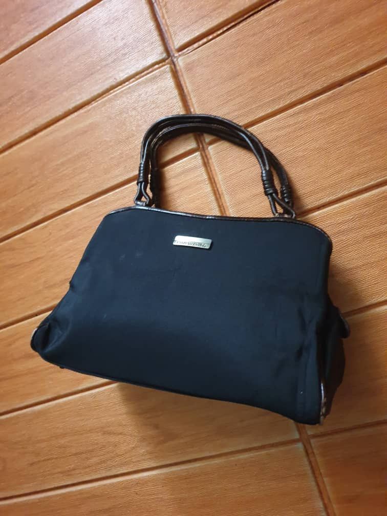 Gianni Valentino black colour carry bag
