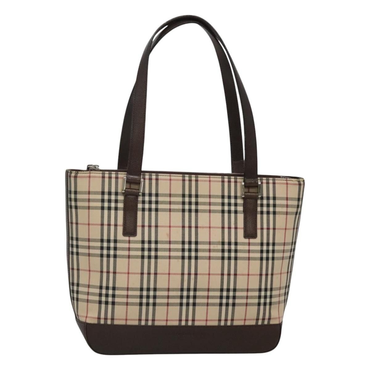 Burberry Burberry Nova Check Tote canvas check pattern Size ONE SIZE - 1 Thumbnail