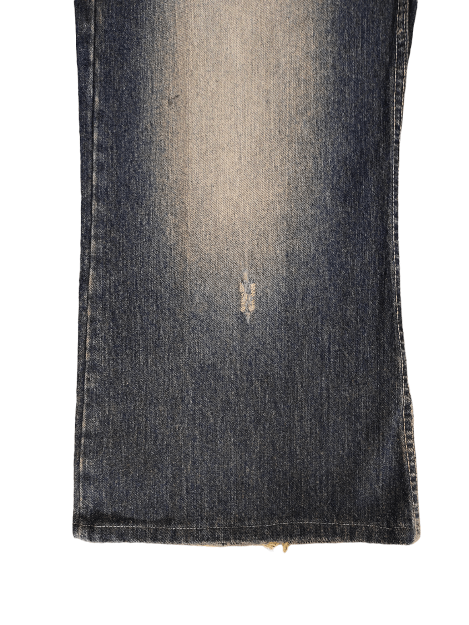Hysteric Glamour Baggy Jeans Industrie Sand Wash Ripped Denim Wide Loose Y2k Size US 37 - 8 Thumbnail
