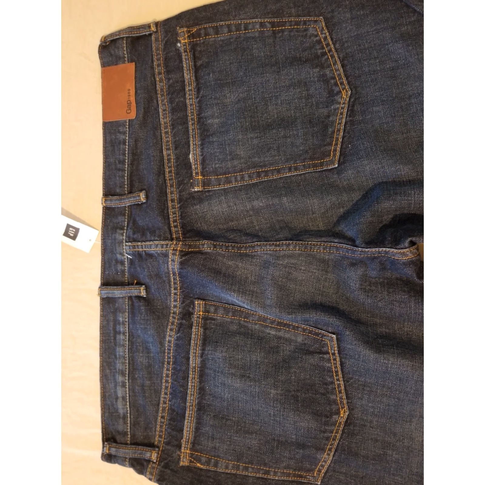 Gap Gap Jeans Mens 38x32 Slim Straight Denim Blue USA 38 Men's Regular Inseam 32 Slim Fit Blocked by USA Theme Size US 38 / EU 54 - 3 Thumbnail
