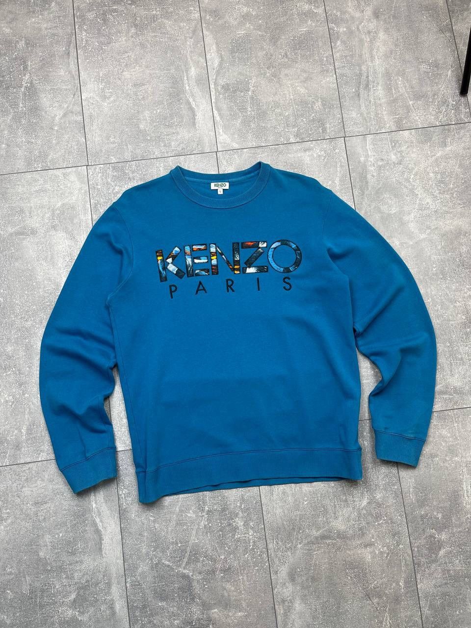 Kenzo Kenzo Paris Blue Big Logo Women Sweatshirt Size US S / EU 44-46 / 1 - 3 Thumbnail