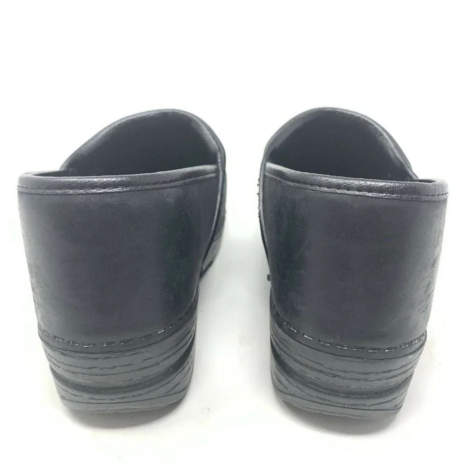 Dansko Dansko Black Leather Clog Slip On Shoes Size 41 US 10.5 Size US 11 / IT 41 - 8 Thumbnail