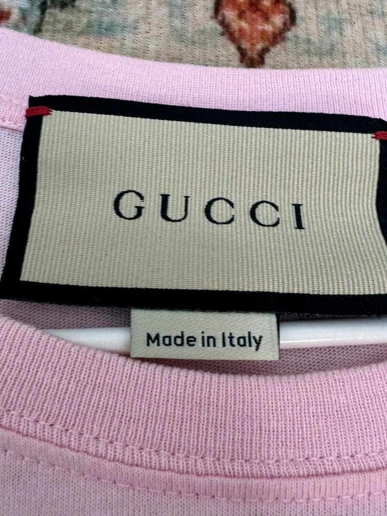 Gucci Gucci Pink banana cat short sleeve 2503-Nextarrow Size XS / US 0-2 / IT 36-38 - 2 Thumbnail