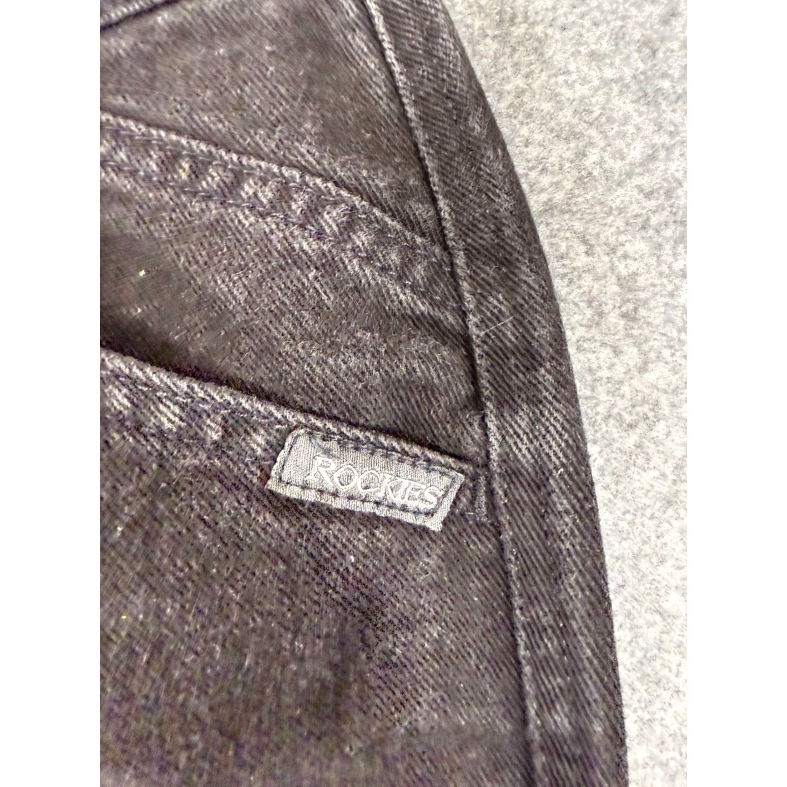 Vintage VINTAGE Rockies Rocky Mountain Jeans Womens 10 Black Denim 90s Western Bareback Zip Button Pockets Jeans Mens? Womens Size 27" / US 4 / IT 40 - 5 Thumbnail